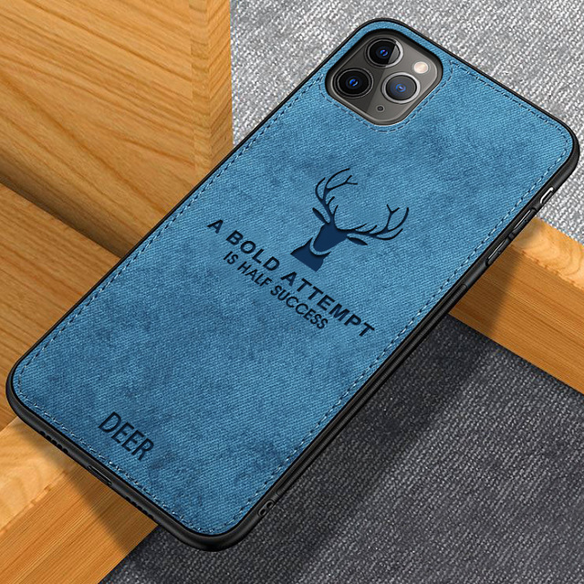 BROWN PU Elk Leather Phone Case Cover For IPhone HUAWEI SAMSUNG Scratch-proof Function