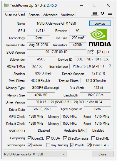 PCWINMAX GeForce GTX 1650 4GB GDDR6 128bit Compact Gaming Graphics Card