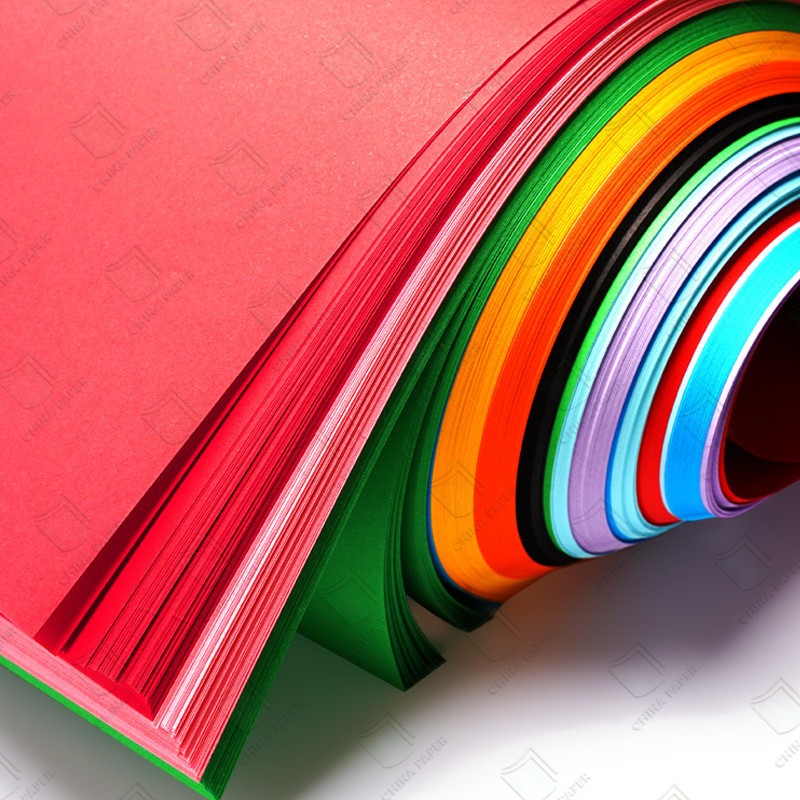 A4 Size Office Paper Color Bristol Board For Handicraft Works