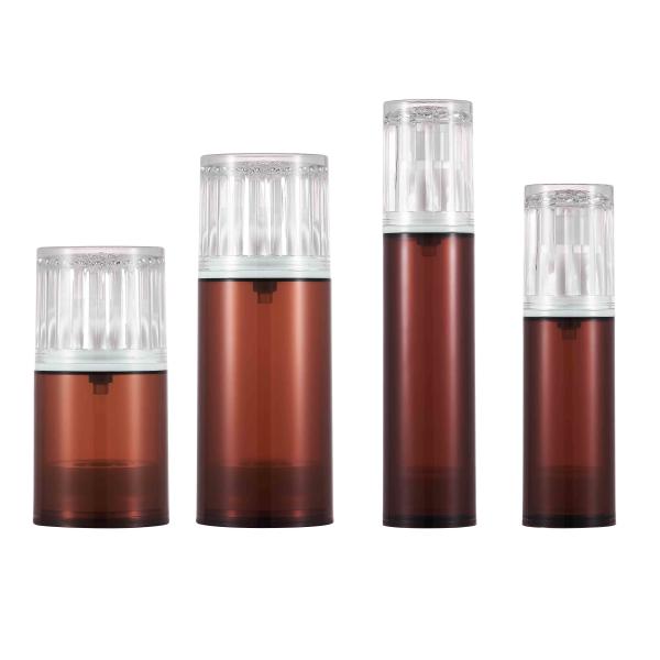 15ml 30ml 50ml Airless Bottle Series AS PP Plastic Bottles Frosted Airless Pump