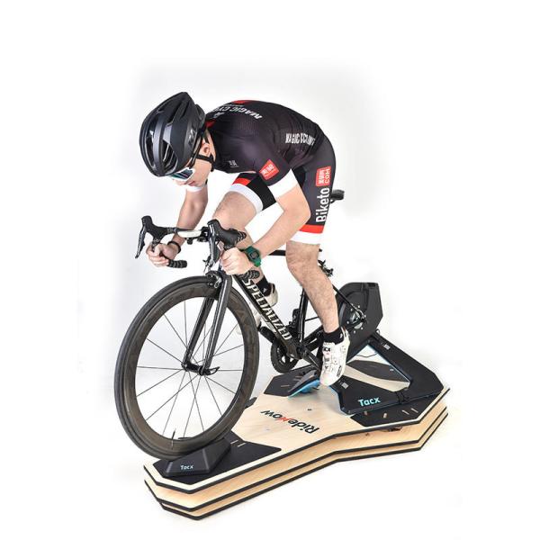 RideNow Rocking Board Commercial Stationary Fitness Trainer With Rubber Damping