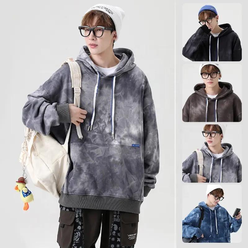 Men&prime;s Vintage Hoodie Oversized Customize 100% Cotton Pullover Sweatshirt Hoodie