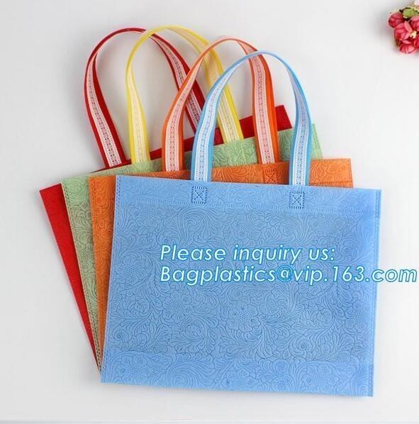 Customized Non Woven Shopping Bag Logo Printing Non Woven Bag With Tote, fashion