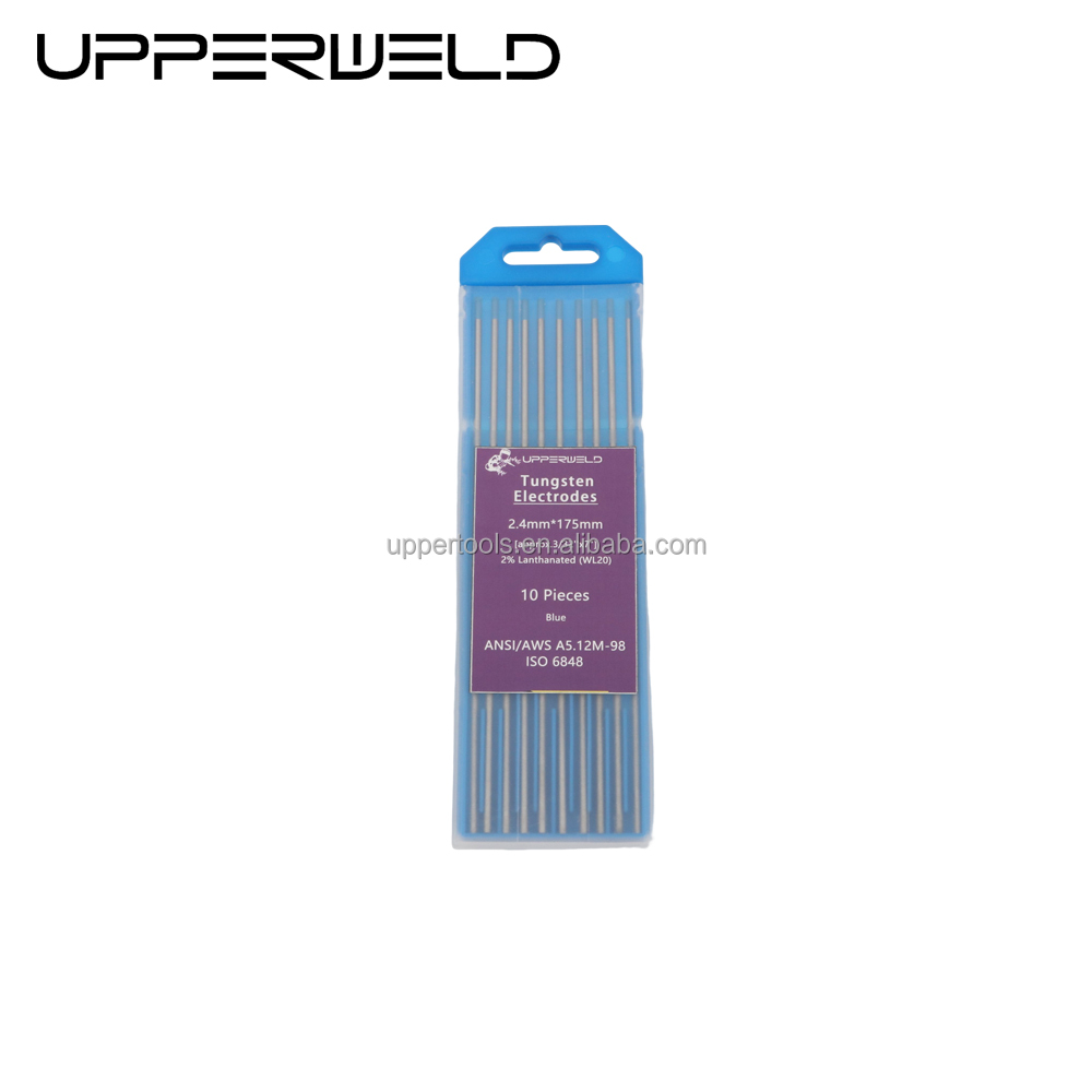 Tungsten Rod WL20 Blue 2% Lanthanated TIG 1/16 3/32 1/8 inch x 7 for Customized Support