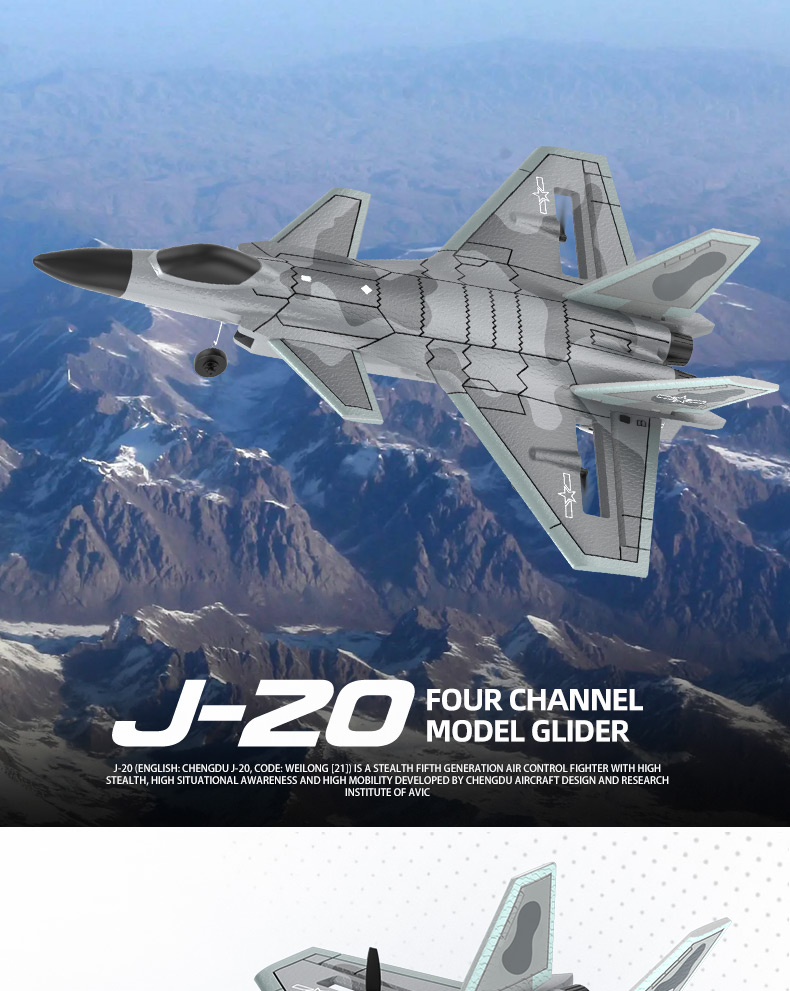 90 Minutes Charging Time Glider Foam Airplane 4 Aircraft Model Remote Radio Control Fighter Toys with and Direct Supply