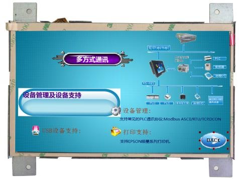  Resistive Panel Mount Touch Screen Monitor 7 Inch TFT Embedded Manufactures