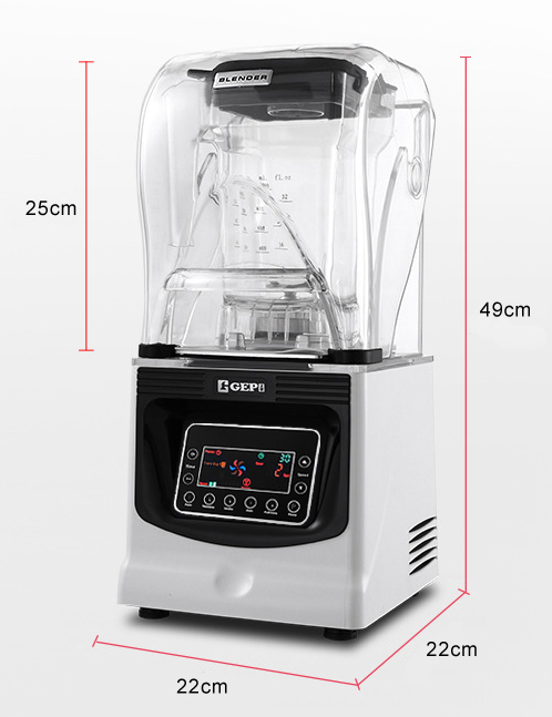 Electric Heavy Duty Commercial Blender Sound Cover Competitive Magimix Food Processor