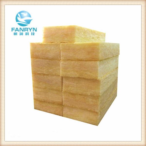 Glass Wool Batts Insulation Plate / Sheet / Panel Thermal Insulation Sound