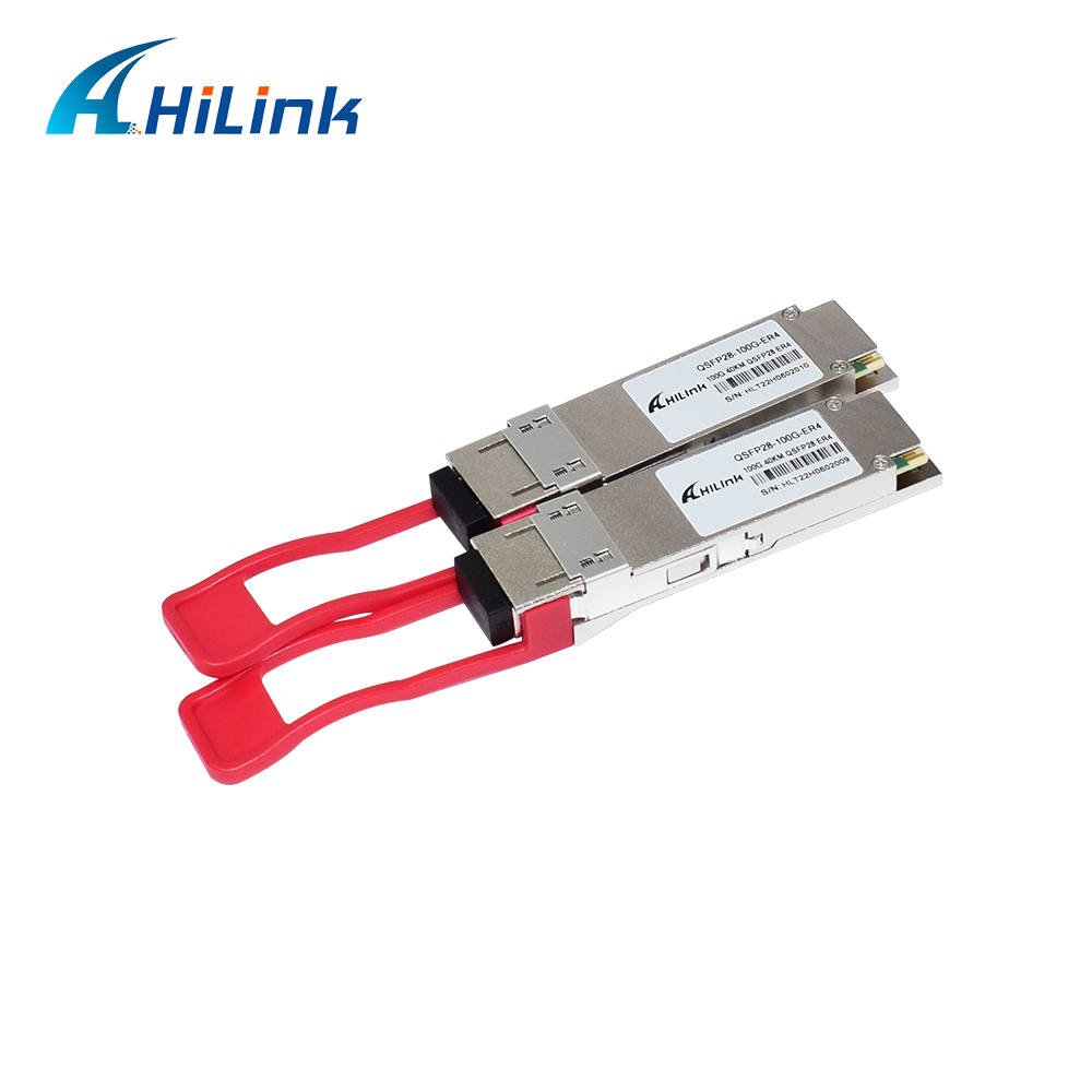  QSFP28 100G Optical Transceiver Module with 40km Reach, Low Power Consumption (&lt;4.5W), and RoHS 6/6 Compliance for Data Centers Manufactures