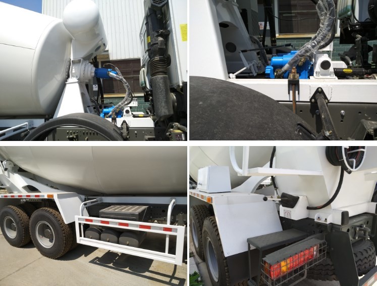 Diesel Power 25000kgs Used Howo Trucks , Used Concrete Cement Mixer Truck