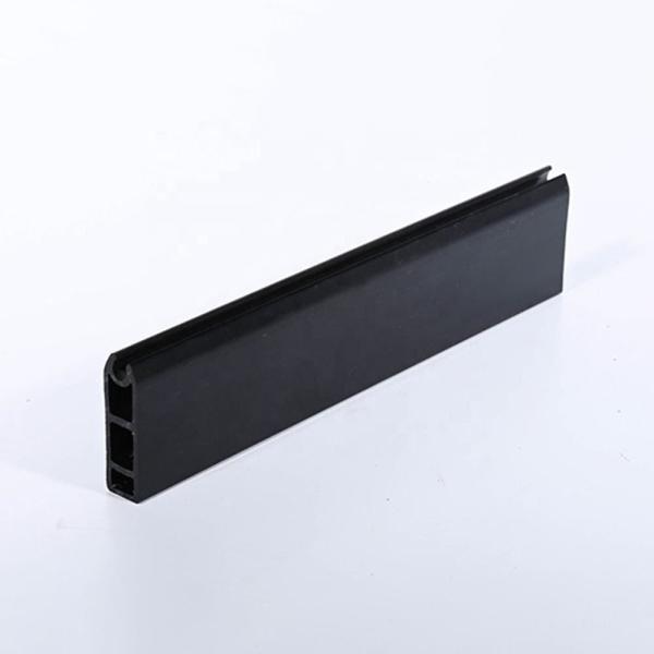 Internal Seal Strip Stopper Black Profiles PVC Extrusion Customized Plastic