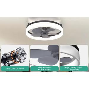 Wholesale factory Modern Dimmable Led Fan Ceiling Light Led Remote Control