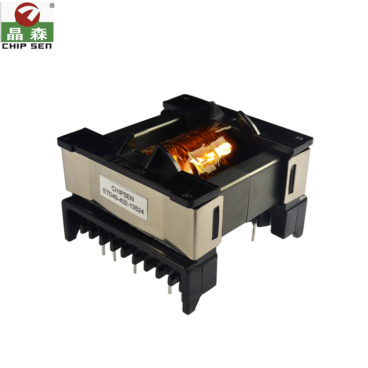 ETD49 12 pulse 24v dc to 220v ac led transformer switching input 60hz output 50hz coils single phrase flyback transformer