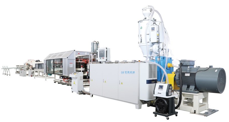 Water Cooling HDPE PE Corrugated Flexible Pipe Machine Making Equipment For Drainage