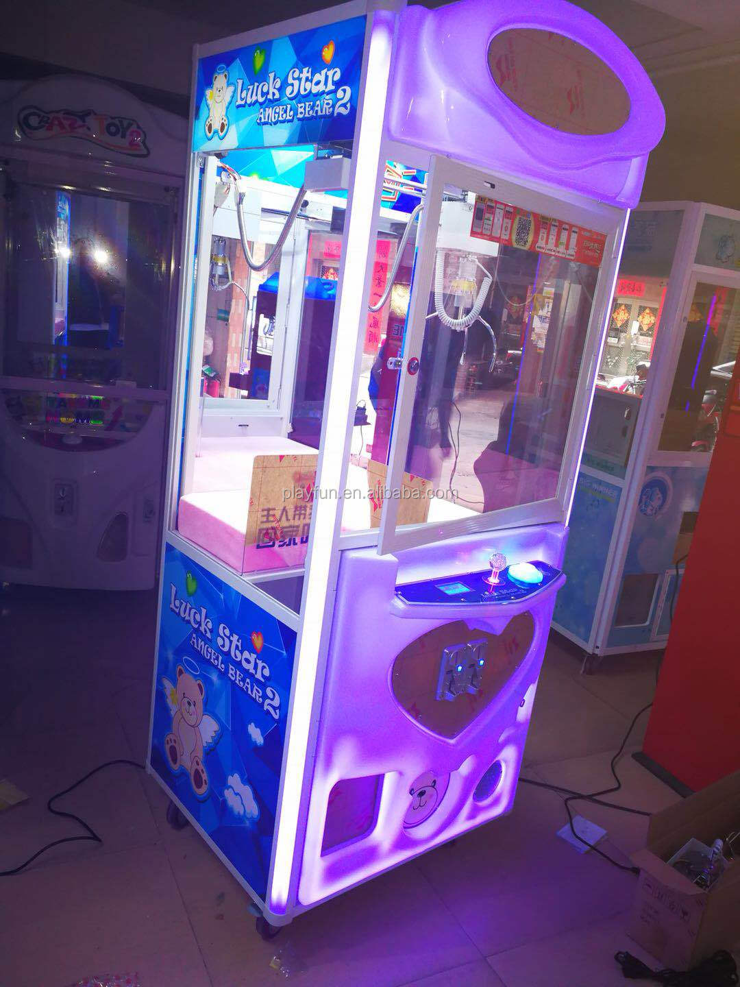 7 Intch Colorful Lucky Star Prize Vending Machine Crane Machine