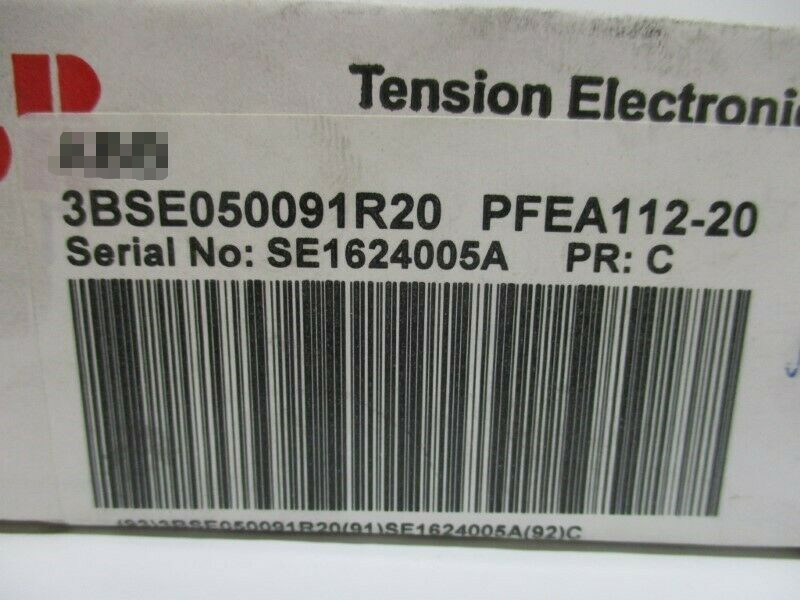 ABB 3BSE050091R20 PFEA112-20 2 Load Cells Input, Voltage and Current Output A+B with adjustable filtering.new original.