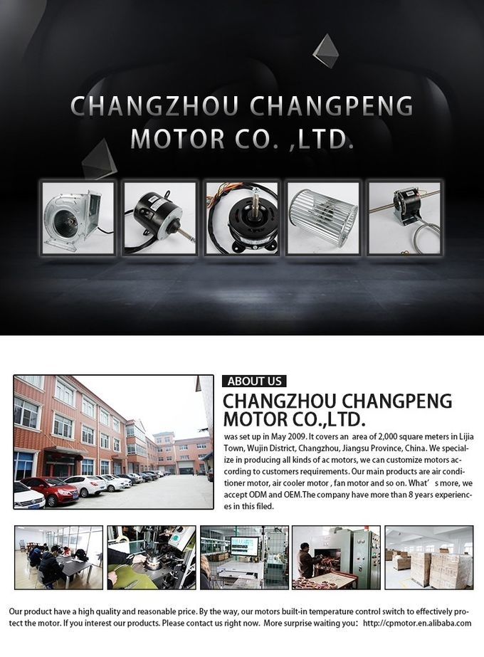YDK139 Series Single Phase Asynchronous Motor AC Air Cooler Fan Motor