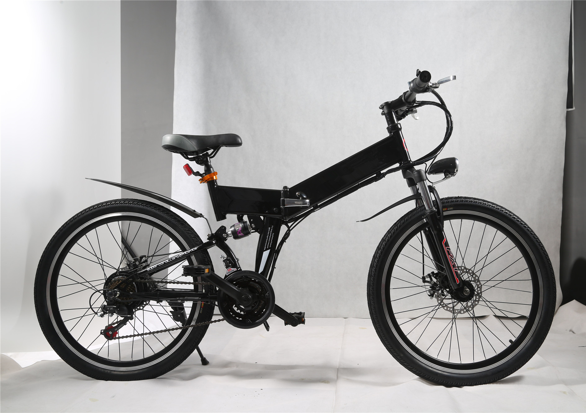 8 Magnet Pedal Assist 48V 10AH MTB Style Foldable Electric Bicycle 24 Inch 26 Inch Optional One Seat