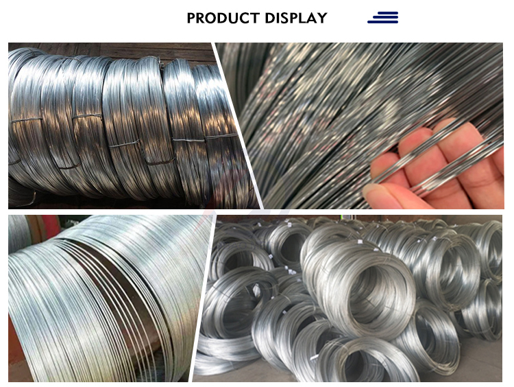 Produce Spring with QUNKUN 2mm Galvanized Wire Iron Steel BWG 20 21 22 GI Binding Silver Electro Galvanized at Reasonable