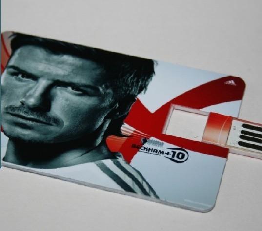 Plastic Credit Card USB Flash Drive, Popular USB Business Card With Logo