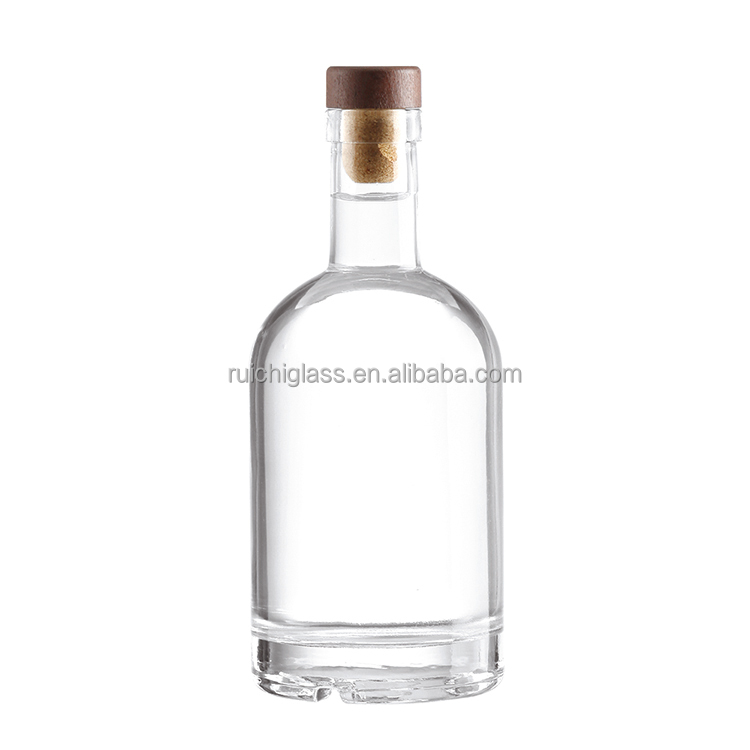 Customized 375ml 500ml 700ml 750ml Vodka Glass Liquor Bottle for Party Custom Make