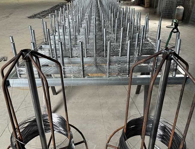 Battlefield Defense Galvanized Anti Tank Track Wrapping Wire Mesh