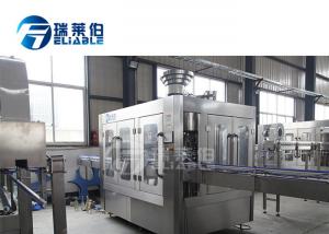 Automatic Glass Drinking Bottles Alcohol Filling And Capping Machine PLC Control