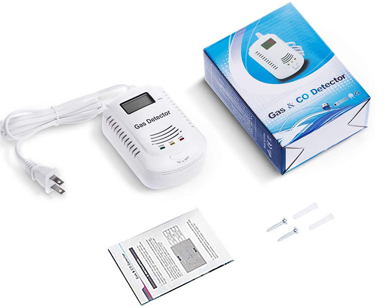 Standalone Battery Operated 85dB Co Smoke Detector Voice Alarm