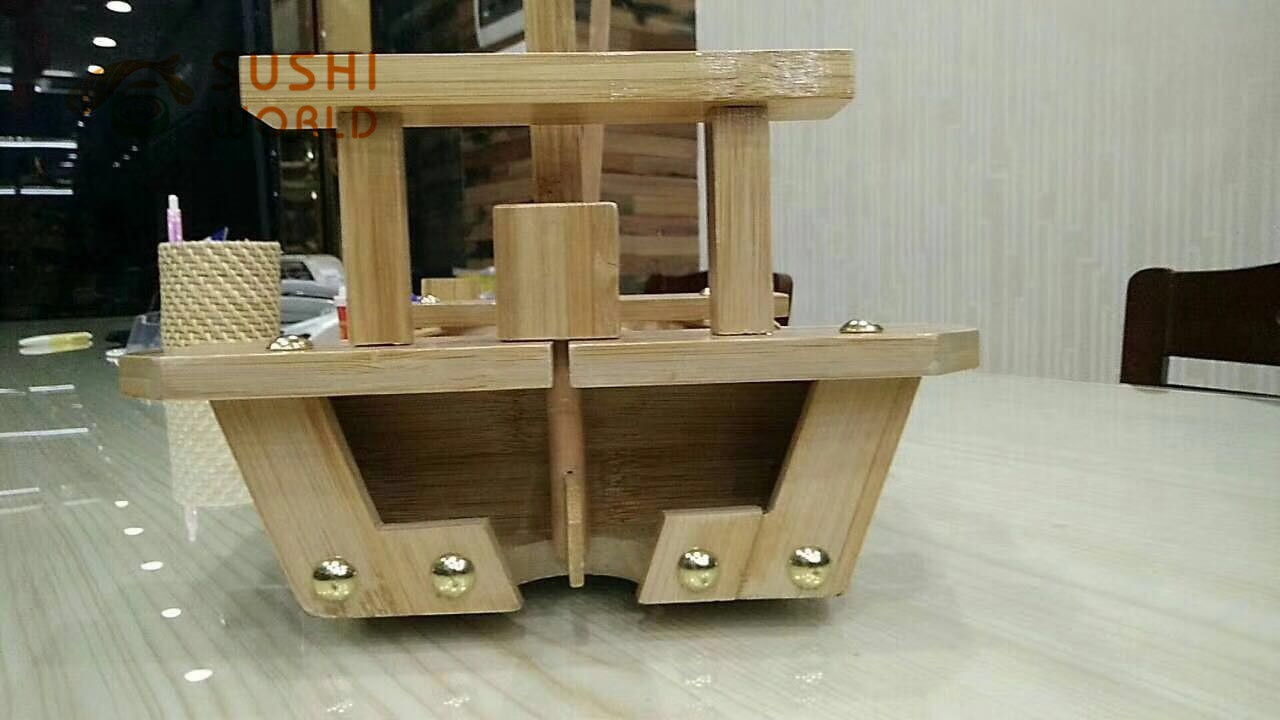 Impress Your Guests with a Wooden Sushi Boat Bridge Lantern at Your Next Dinner Party