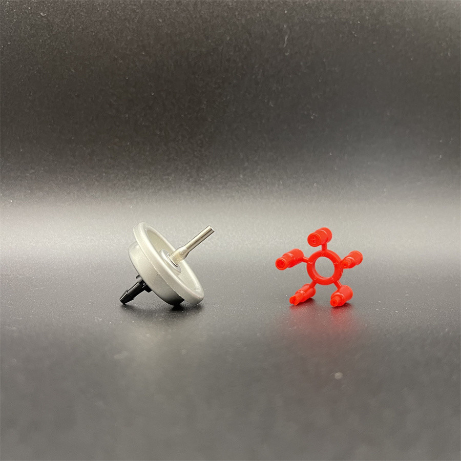 Red - Adapted Lighter Gas Valve for Outdoor Camping - Standard Size