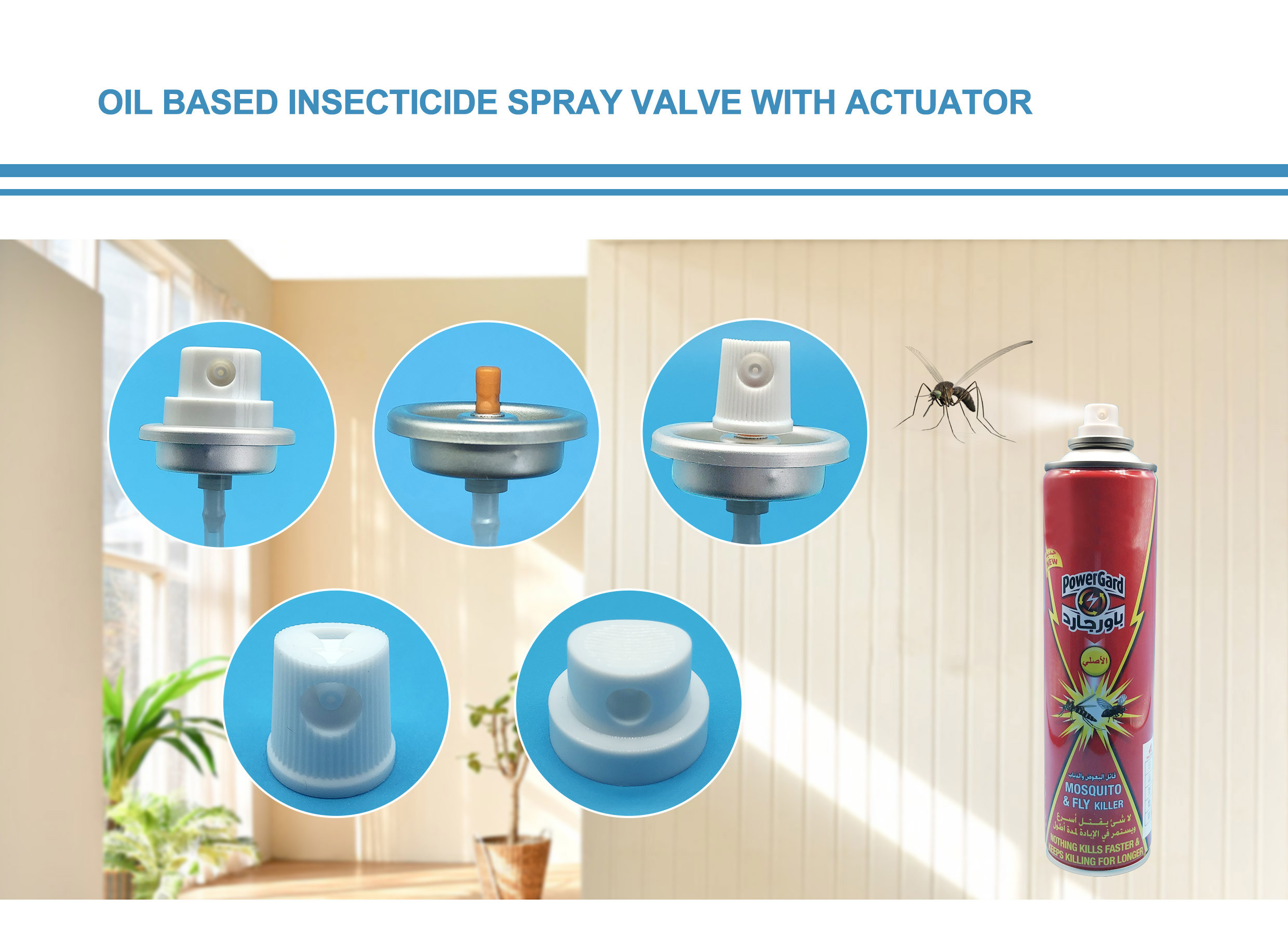Tinplate Actuated Valves for Oil-Based Insecticides Reliable Performance Versatile