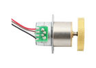 Durable Miniature Dc Geared Stepper Motor,2-phase 4-wire customizable Geared