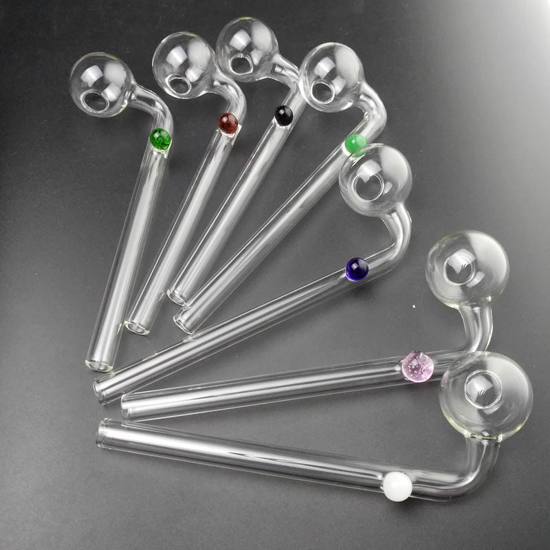 Various Colored Scientific Glass Smoking Pipe Multi Design OEM/ODM Available