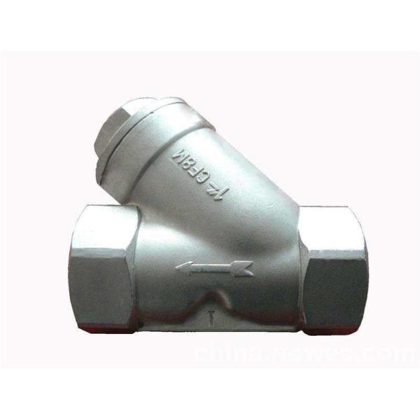 CF3M/201 Stock Thread End stainless Steel Y Strainer 200WOG NPT BSPT BSPP