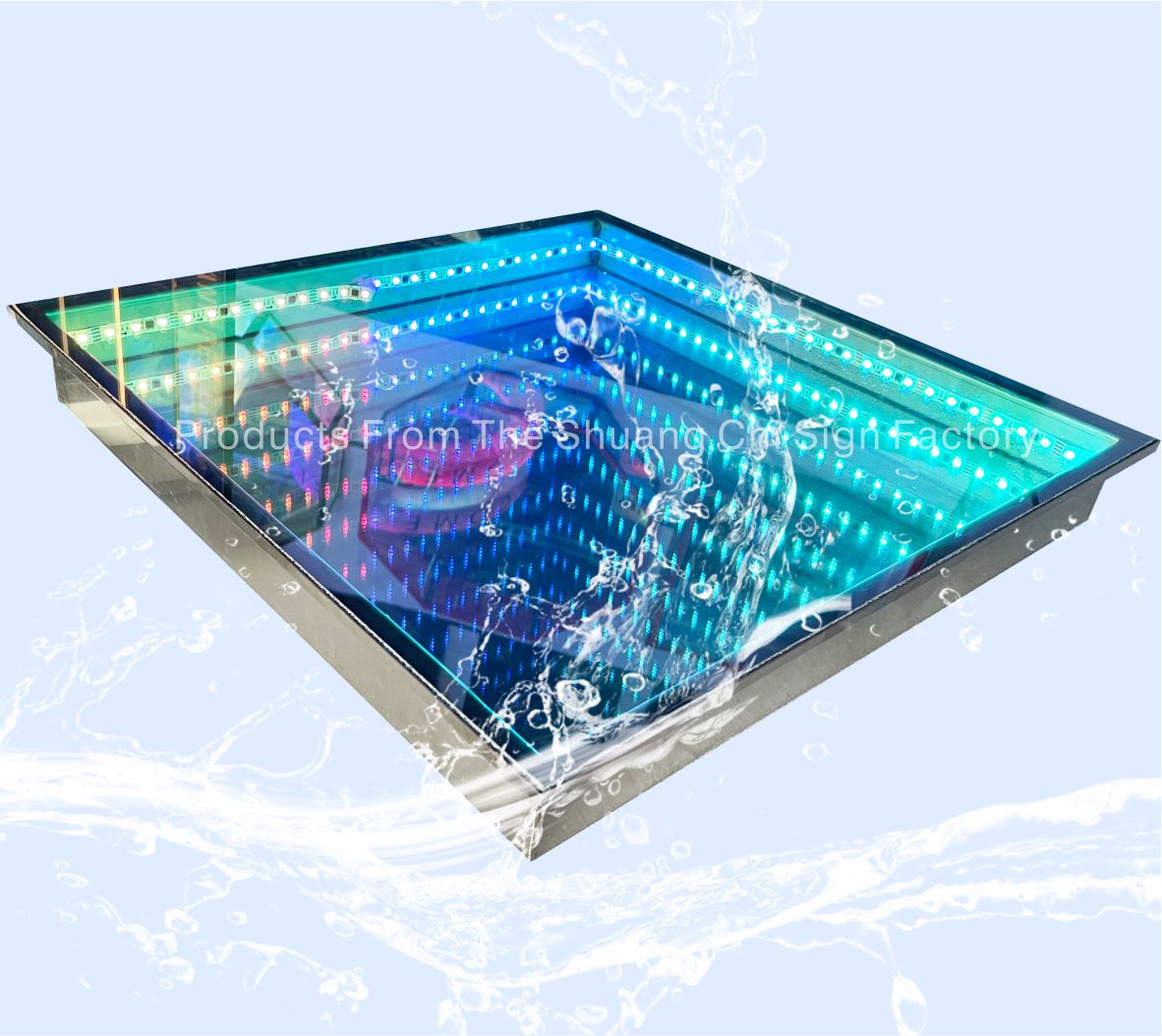 80 Ra LED Dance Floor Lights for Wedding Disco Party Pista in Durable Material