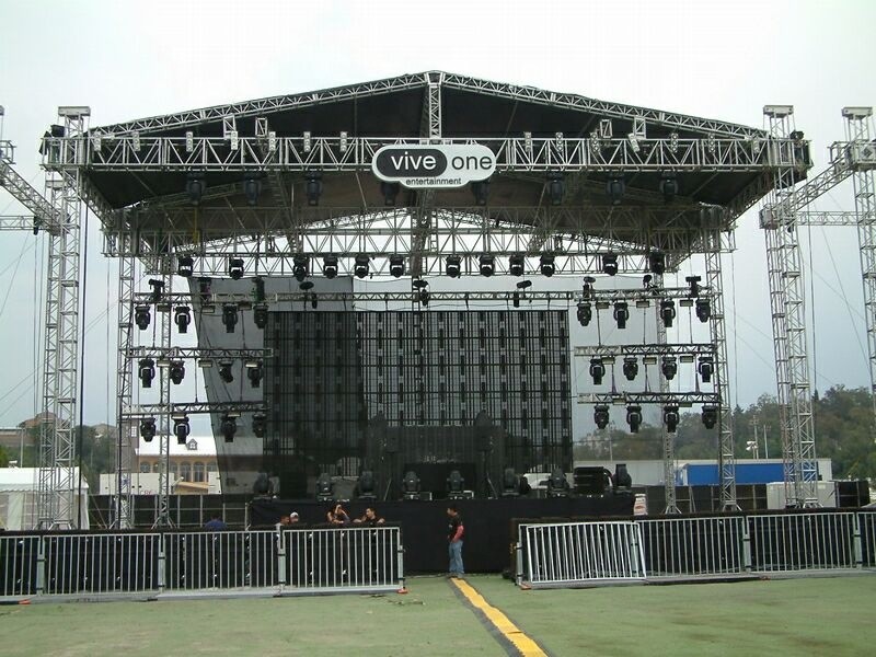 F34 Square Stage Light Truss Concert Stage 290*290mm