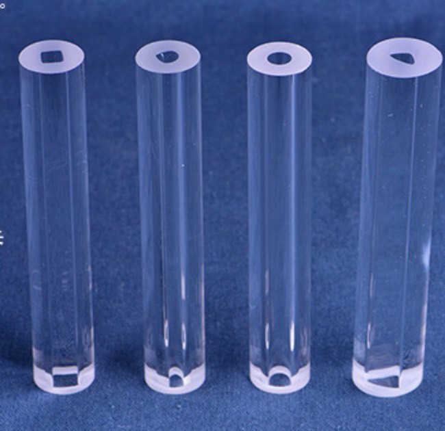 Sapphire Tubes Al2O3 Tubes Pure Transparent High Hardness Customized Tubes Optical Application