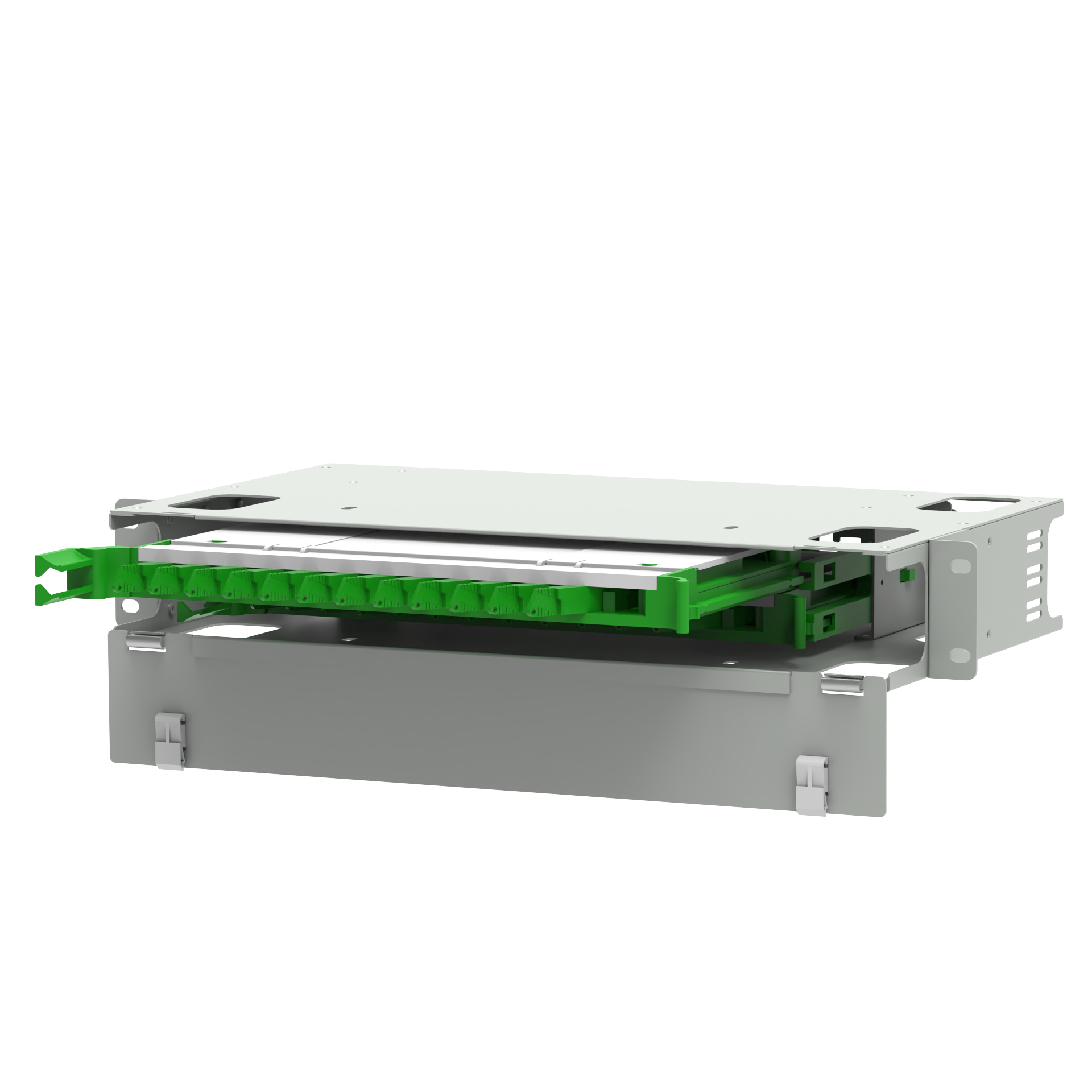 24 Port Optic Fiber Distribution Patch Panel E2000 Type for Network ODN and Data Center