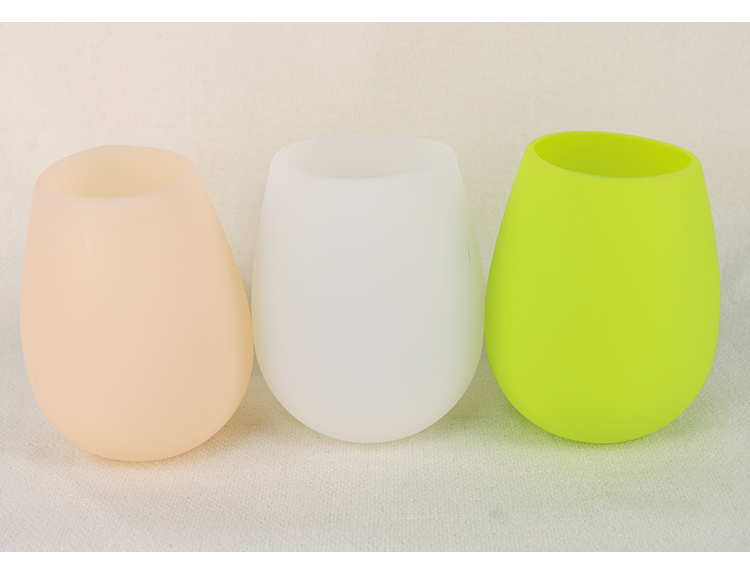 Panton Color Silicone Water Cup BPA Free No Handle No Lid For Wine Beer