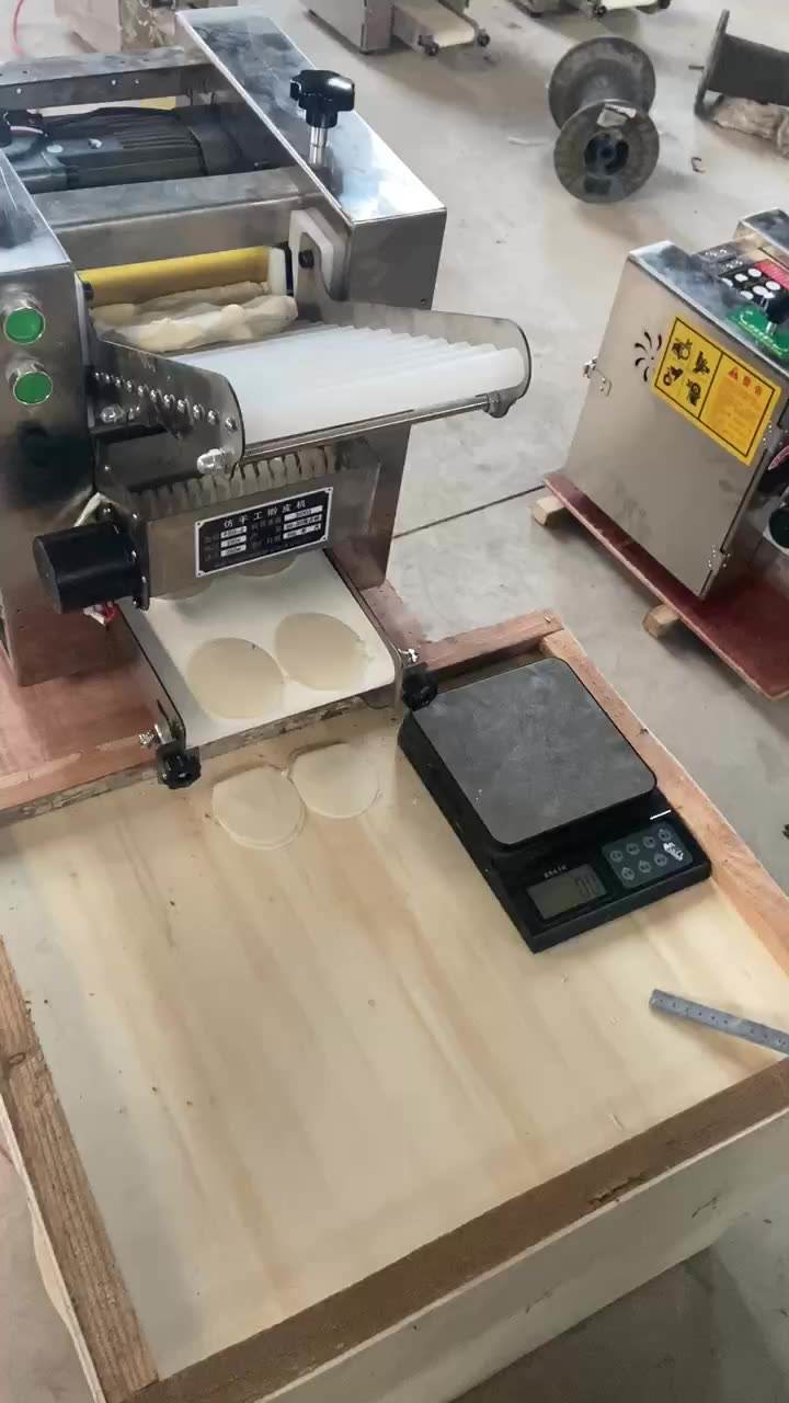 High Efficient Dumpling Skin Making Machine Automatic Production