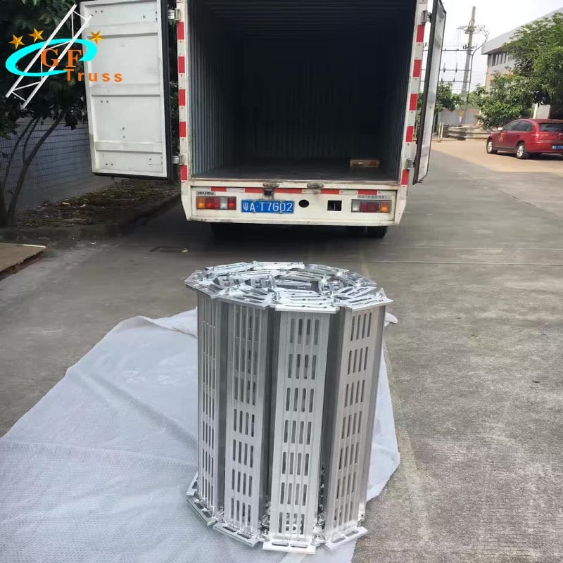 500KG Portable Aluminum Alloy Roll Stair For Outdoor Event