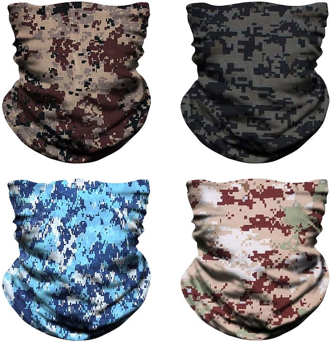 Half Face Breathable Protective Reusable Rave Face Bandana