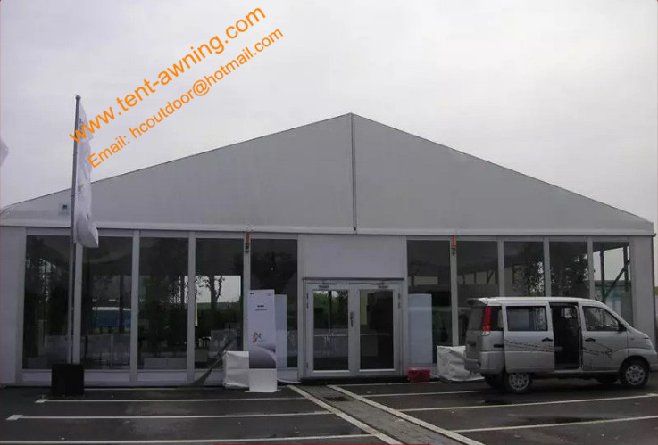 White Construction Tent Large Aluminum Structure Waterproof Exhibition Event Marquees