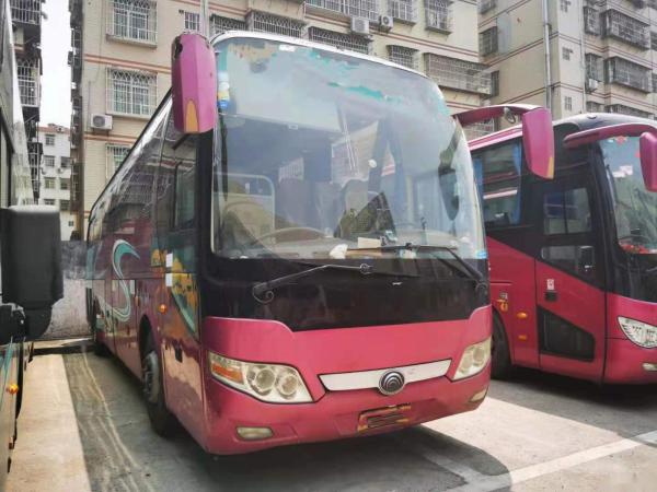 Used Tour Bus Yutong Model ZK6110 47 Seats Double Doors Yuchai Engine Euro III