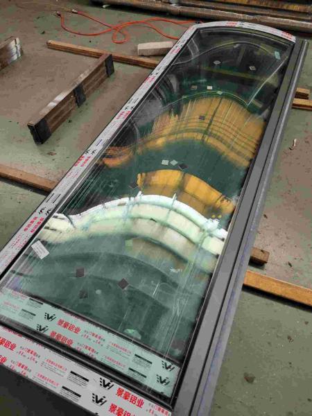 White / Black Aluminium Glass Sliding Windows , Strong Aluminium Fly Screen