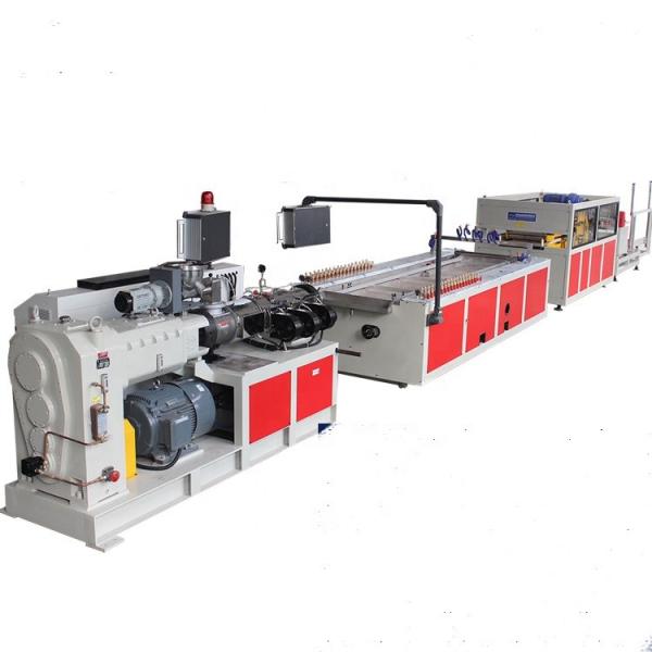 Wall Panel Production PVC Profile Extrusion Line / WPC Profile Extruder Making