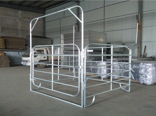 1.8mx2.1m oval cattle yard fencing