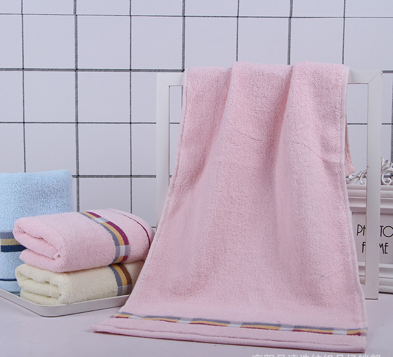 Customizable Absorbent Cotton Towels for All Ages in Home and Hotels Custom Logo
