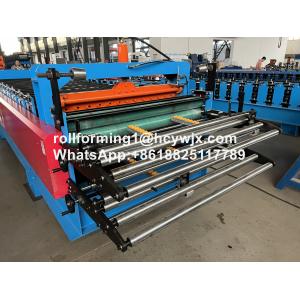 TR37-200/TR14-225 Double Layer Roll Forming Machine With Precuting Guillotine