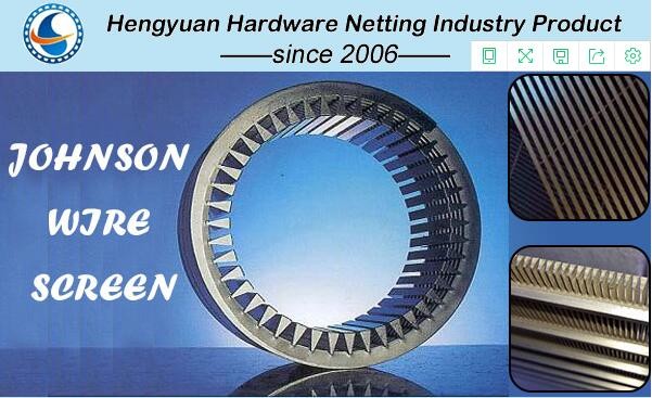 Filter Cartridge Stainless Steel Wedge Wire Screen